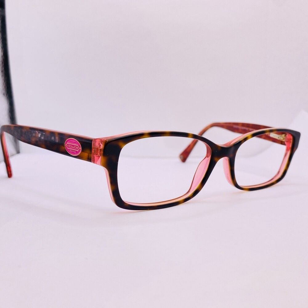 Coach Eyeglasses Frames HC 6040 Brooklyn 5115 Tortoise Pink 52 [] 16 135